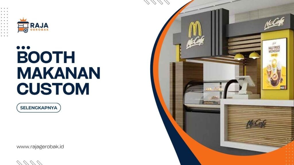 Booth Makanan Custom