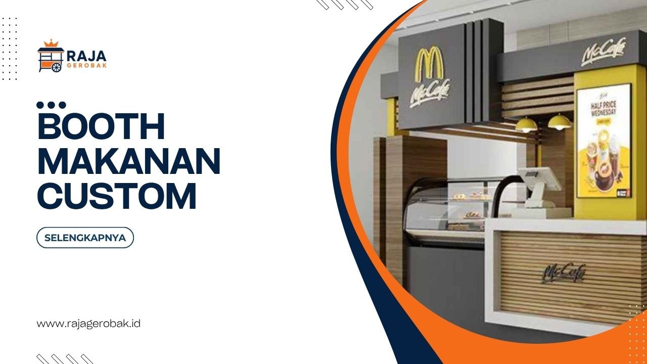 Booth Makanan Custom